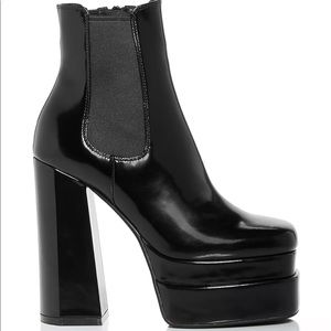 Women’s Black Platform Chelsea Boot
